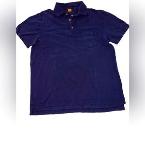 Men’s blue polo